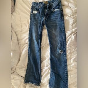 Wrangler slim blue jeans size 14 youth